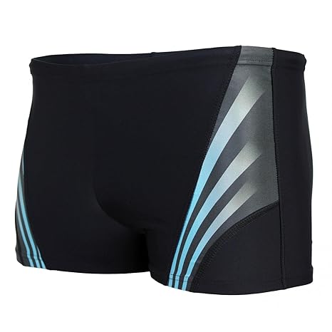 Aquarti Herren Kurze Badehose mit Streifen