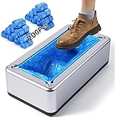 Shoe Covers Dispenser with 200pcs Shoe Cover Disposable Non Slip, User-Friendly and Reliable Shoe Cover Machine, Fits Size Up