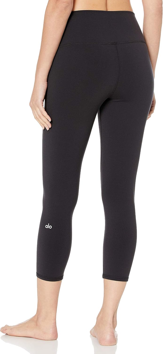 Alo Yoga Women's High Waist Airbrush Capri Legging: Clothing