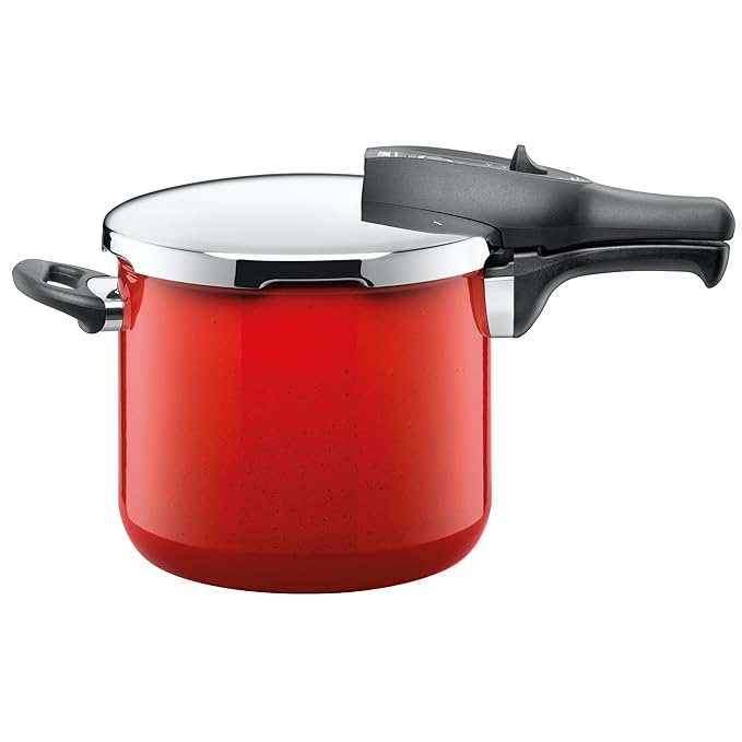 Silit Sicomatic classic Schnellkochtopf, Ø 22 cm, 6,5 l, ohne Einsatz Silitstahl Funktionskeramik Innenskalierung induktionsg