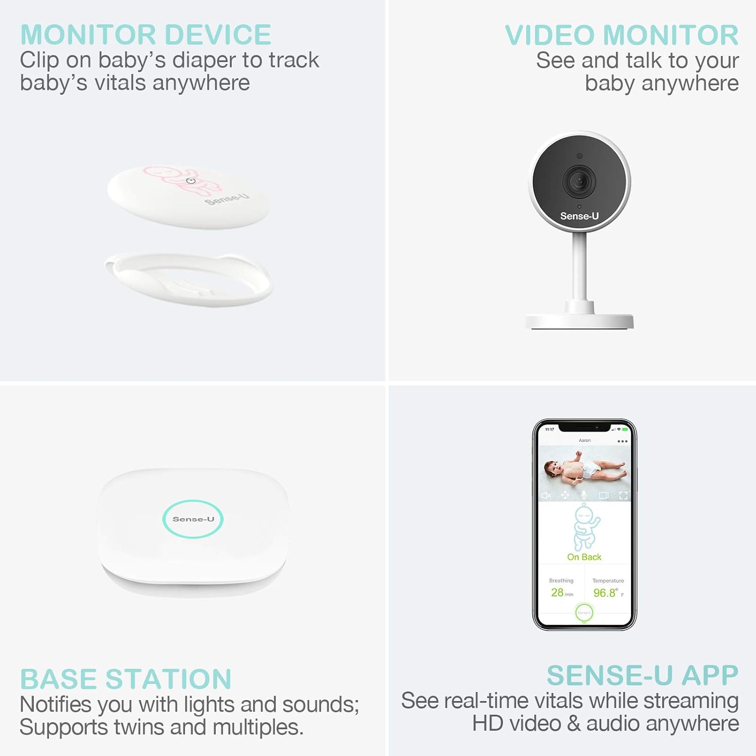 sense u baby breathing monitor reviews
