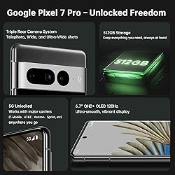 Google Pixel 7 Pro Unlocked Android Phones - 5G