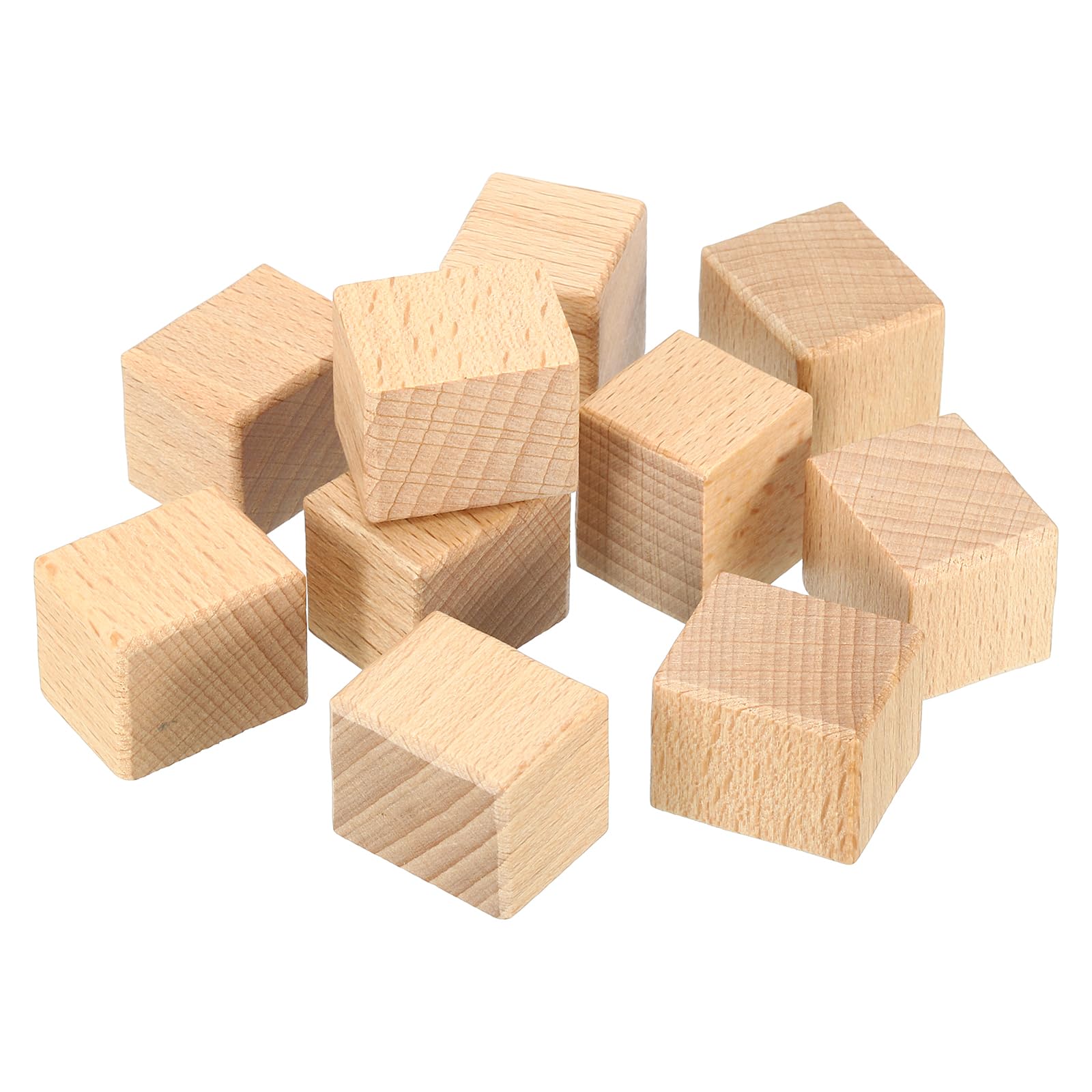 PATIKIL 20x25mm Blank Wood Rubber Stamp Mounts, 20 Pack Wooden Rubber Stamp Handle Hard Wooden Blocks for Stamp Making DIY Crafting Style 1, Brown