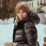 DRESHOW Women Warm Winter Knitted Headband Ear Warmer Fleece Lined 2 Pack view 2