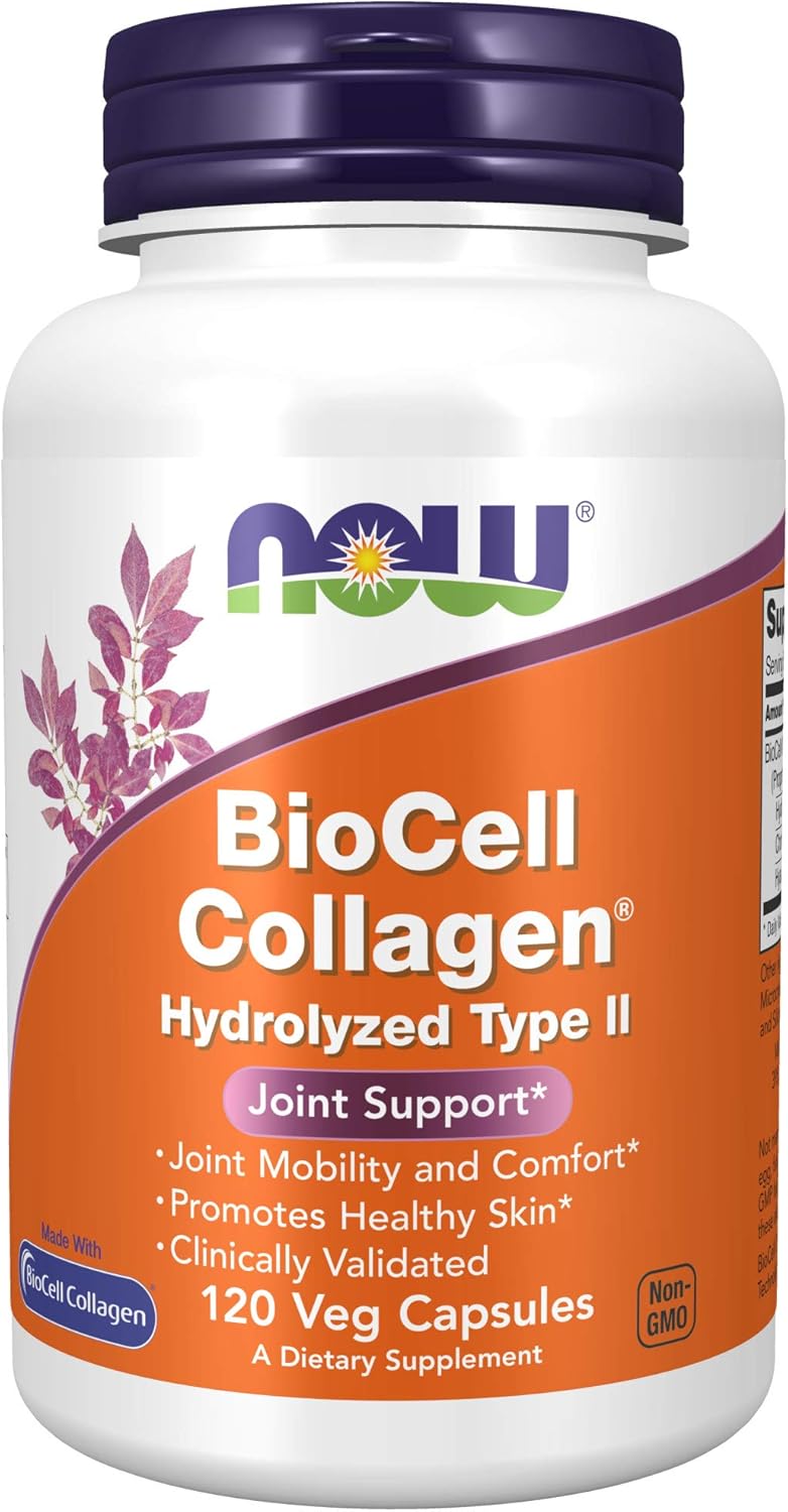 NOW Supplements, BioCell Collagen Hydrolyzed Type II, Clinically