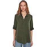 Mod-O-Doc womens Roll Tab, Patch Pocket, Tunic