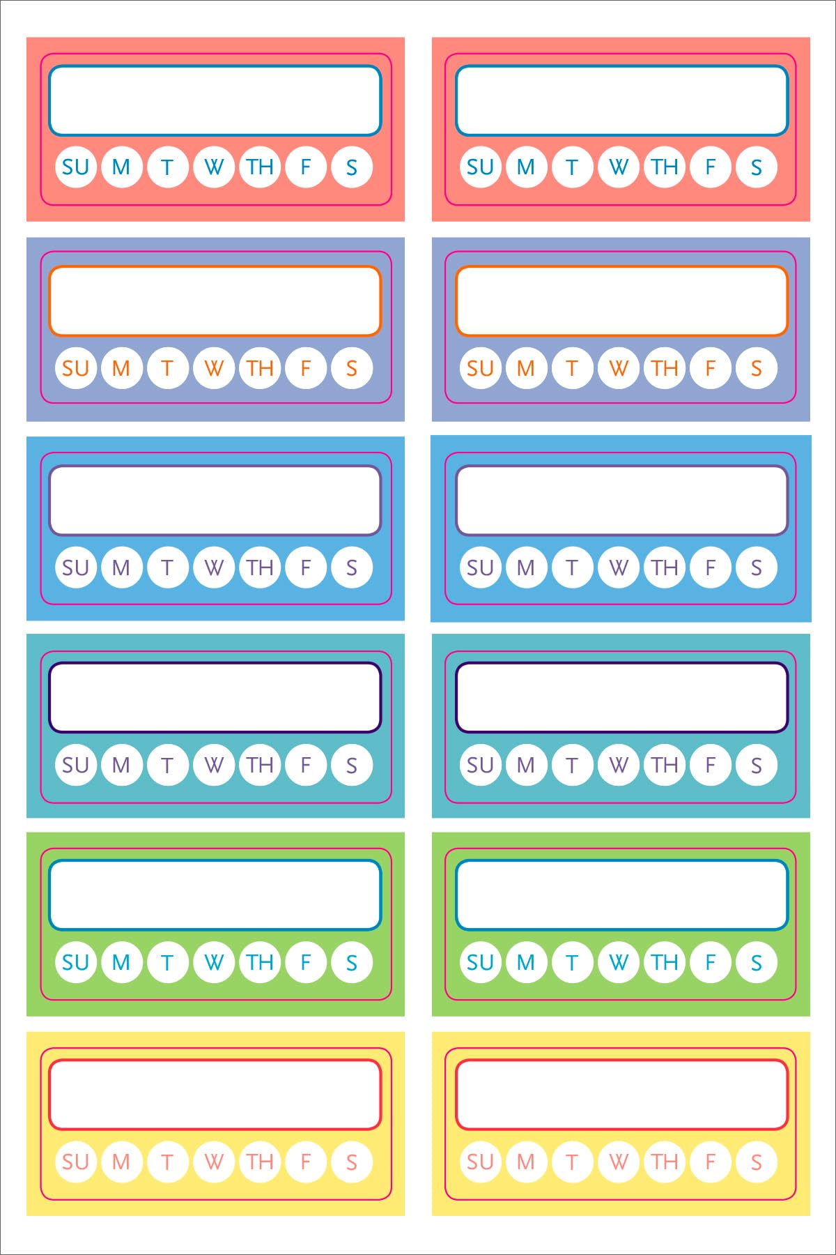 Essentials Habit Tracker Planner Stickers (52 weeks of stickers)