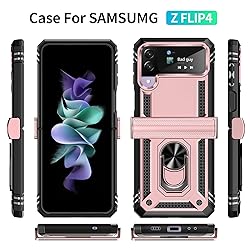 ONOLA for Samsung Galaxy Z Flip 4 Case, Galaxy Z