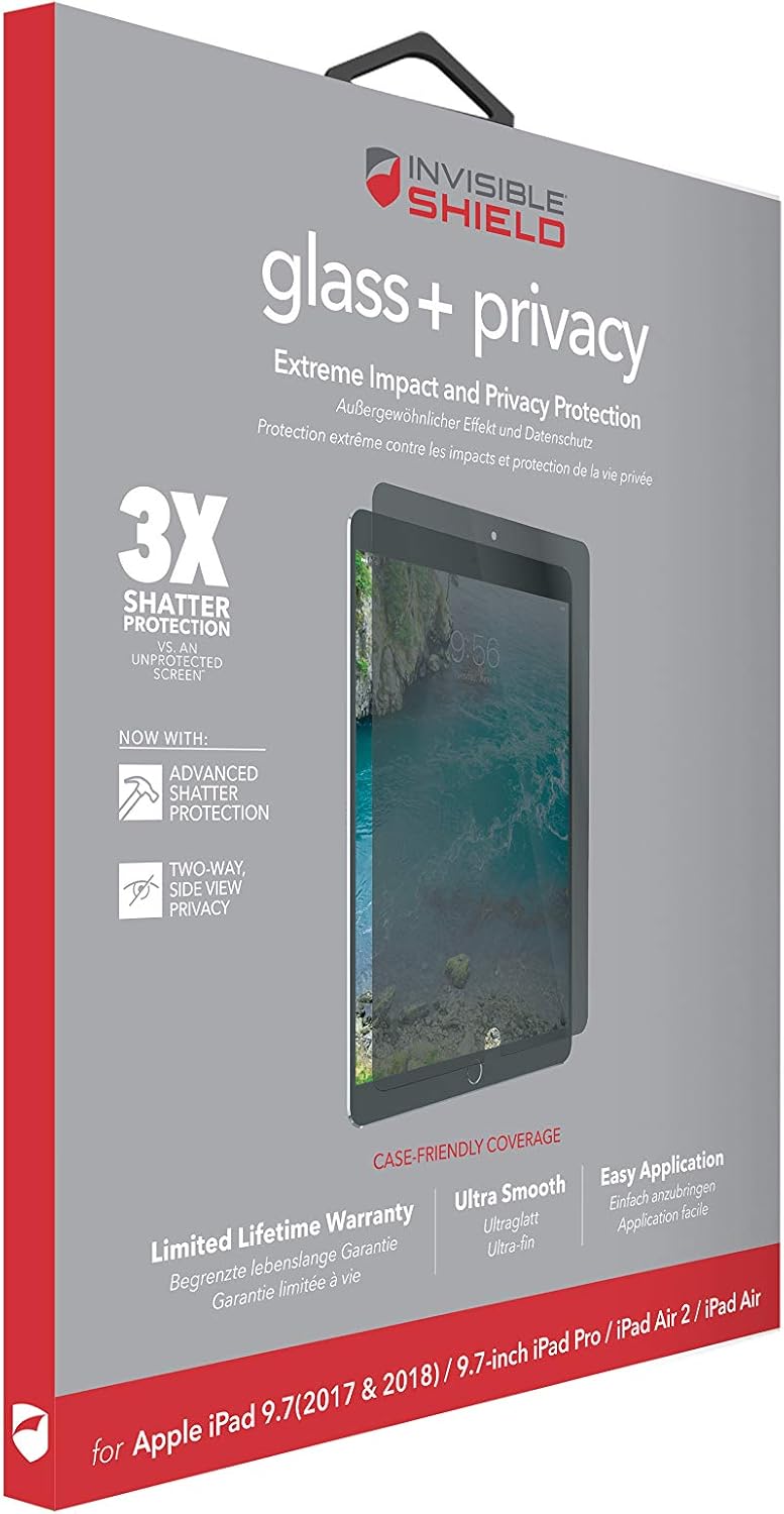 ZAGG Glass+ Privacy Clear screen protector Tablet Apple 1 pc(s), transparent - Image 3