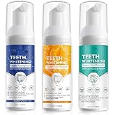 Teeth Whitening Toothpaste, Foam Toothpaste, Ultra-fine Mousse Foam Deeply Cleaning Gums, Stain Removal, Oral Care Replacement Natural Mouth Wash Water, 3 Fresh Flavor