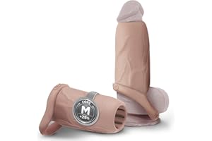 The Happy Wife® USA Penis Sleeve | Cock Sheath | Medium Girth Enhancer | Open Head for Sensitivity | Sexual Pleasure Enhancer