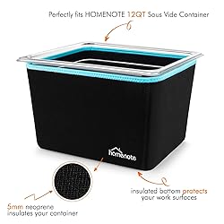 HOMENOTE Container 12 Quart with Lid & Rack and
