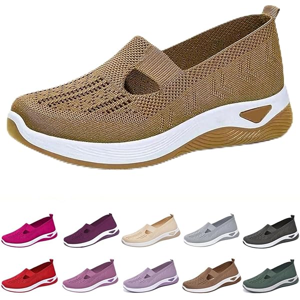 Deportivos Skechers Zapatos Blancos Sin Cordones Para Mujer, Tenis