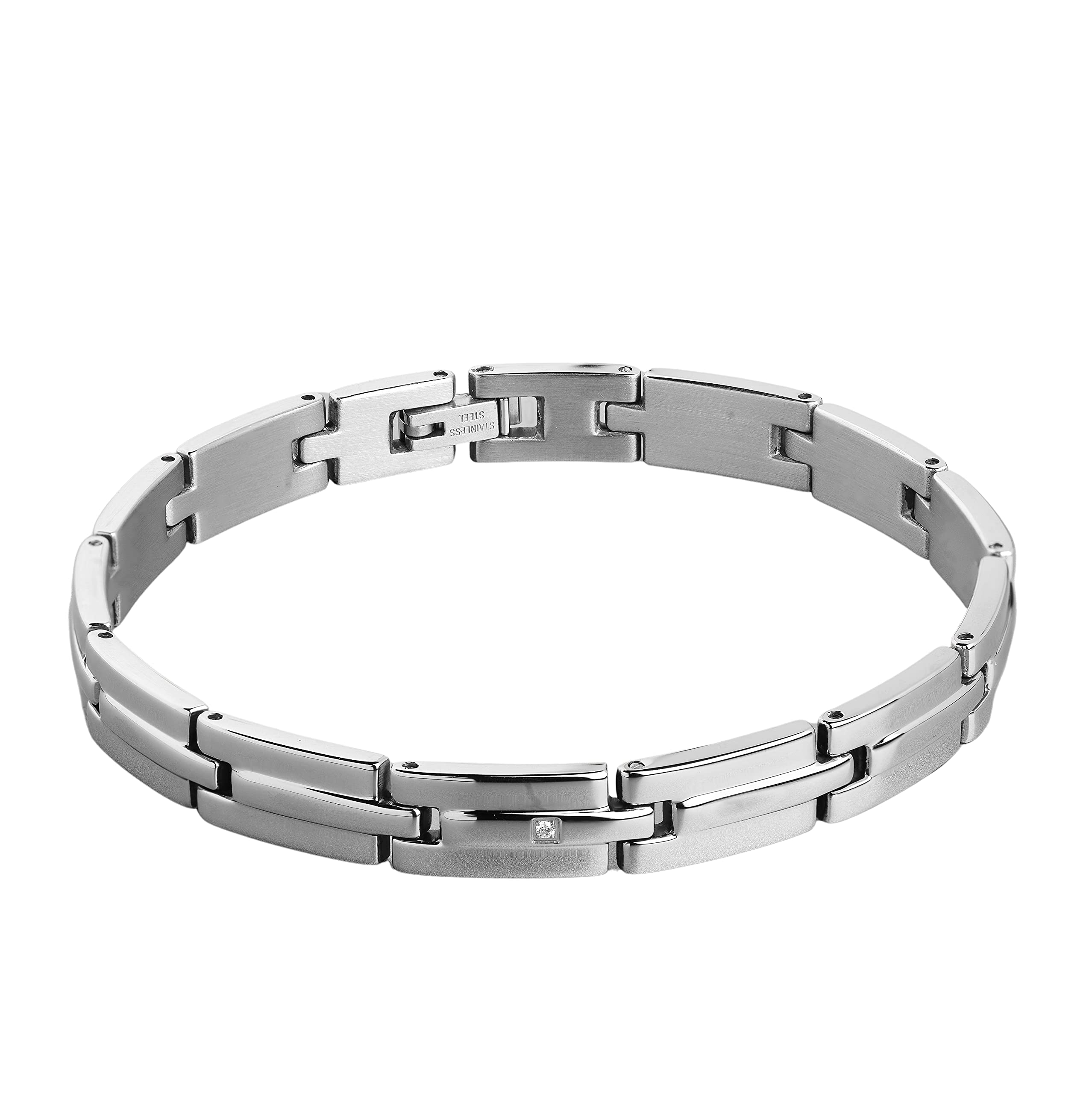 Karthe Jewels K Steel - Bracelet Man hypoallergenic Steel Linea Techno