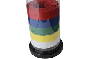 Victory Martial Arts Belt Display Case, 10-Belt / 6-Belt Cylinder for Taekwondo, Karate, Jiu Jitsu