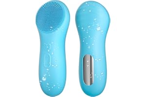 Medcodes Face Scrubber Facial Cleansing Brush, Rechargeable, Waterproof Silicone Electric Face Scrub Brush for Cleansing, Exfoliating, Massaging, Electric Facial Exfoliator for Women & Men