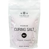 The Spice Lab Curing Salt #1 (1 Lb Bag) Pink Curing Salt (Prague Powder 1) 6.25% Sodium Nitrite Curing Salt for Meat, Game, B