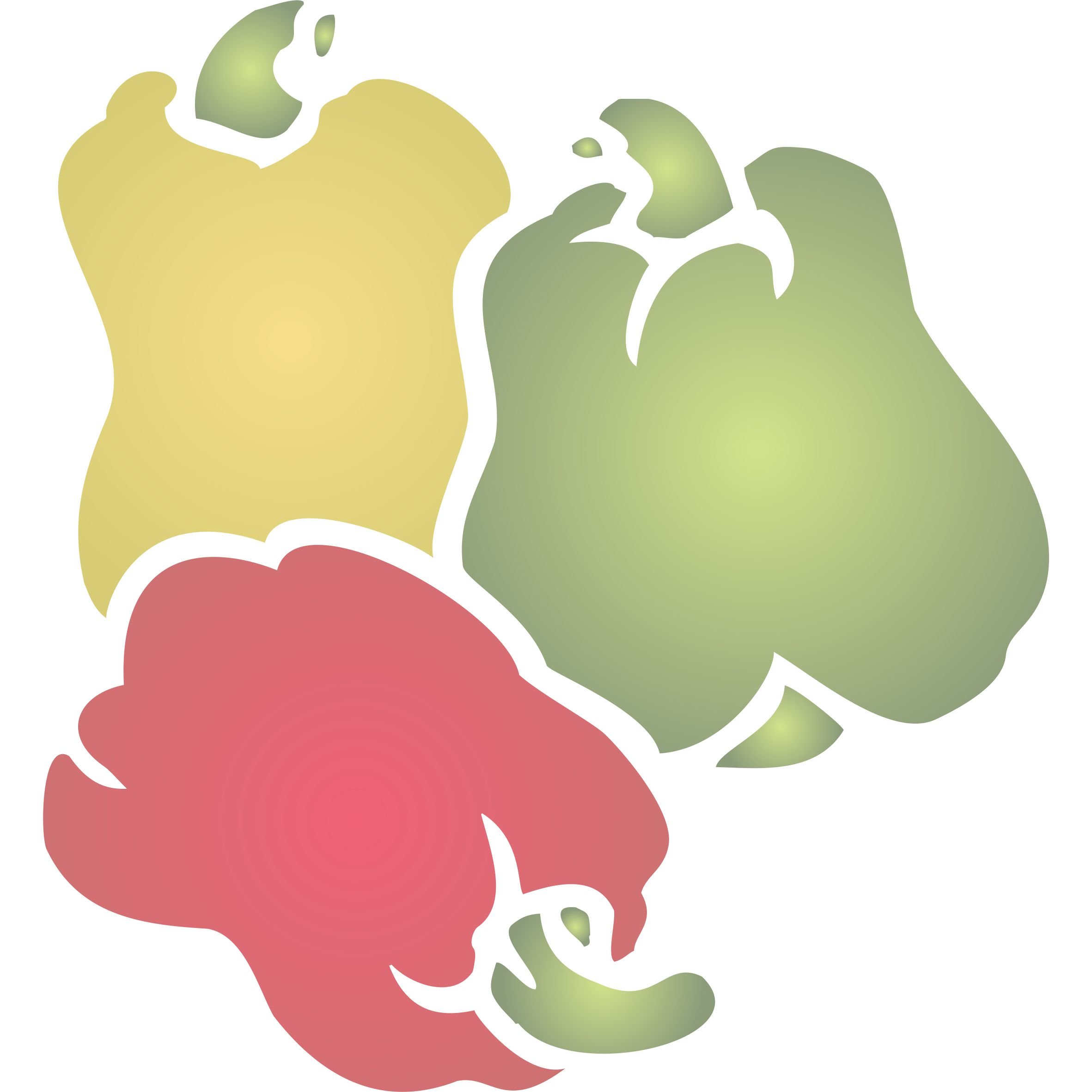 Pepper Stencil - 11.5 x 12.5cm - Reusable Fruit Vegetable Kitchen Wall Stencil Template