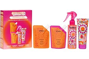 amika nourishment-ality nourishing routine set | gift set for soft hair, TSA travel approved