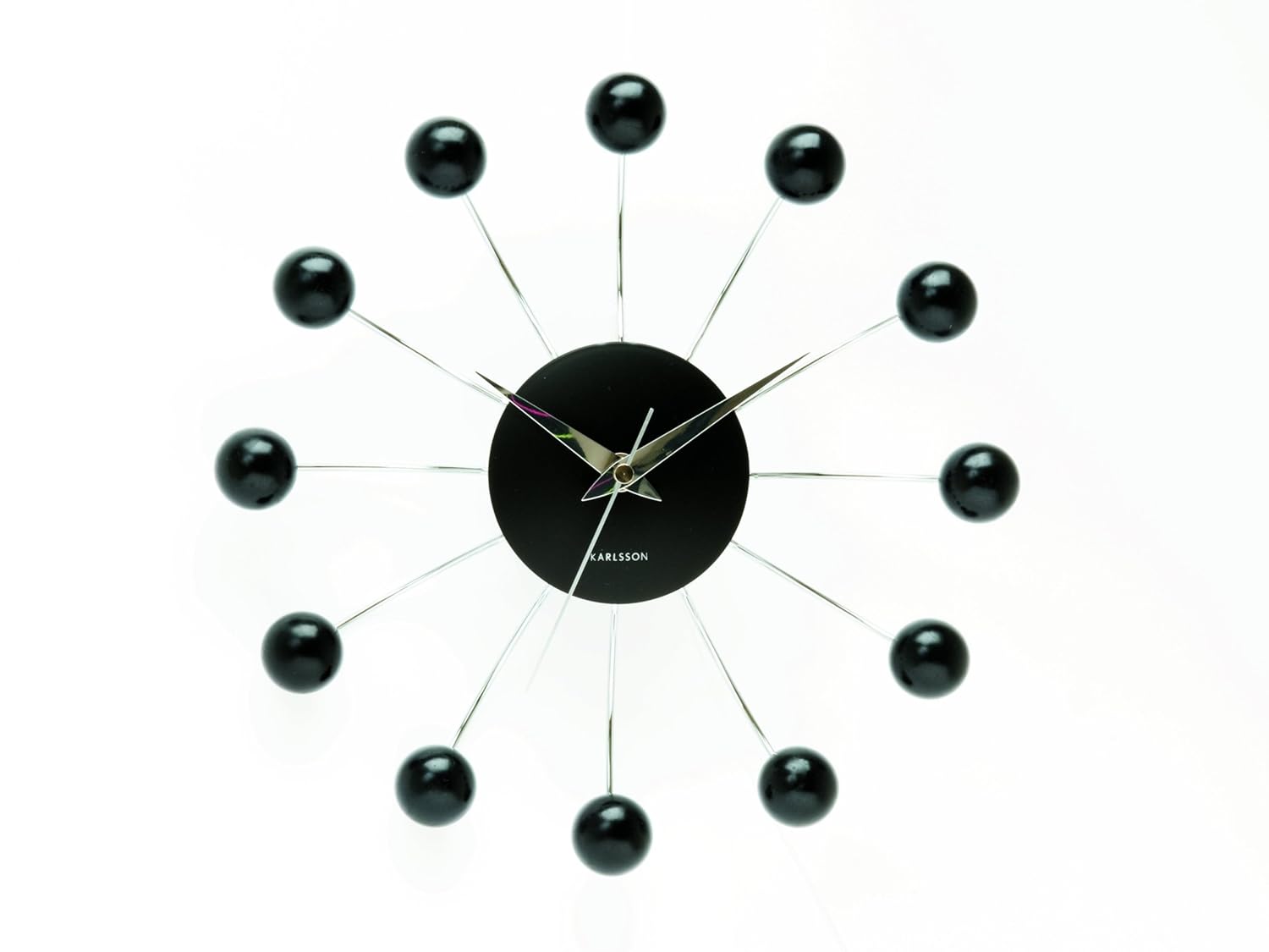 Karlsson Wall Clock Spider, Black Amazon.co.uk Kitchen & Home