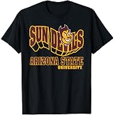 Arizona State Sun Devils Retro Flashblock Black T-Shirt