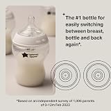 Tommee Tippee Natural Start Baby Bottles 0m+ 260ml Pack of 3 Slow Flow Teats view 3