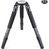 Carbon Fiber Tripod INNOREL RT90C Bowl Tripods Professional Heavy Duty Camera Stand for DSLR Cameras Compatible with Ball Head and Fluid Head, 63 inch, 40mm Tube 40kg Load Black