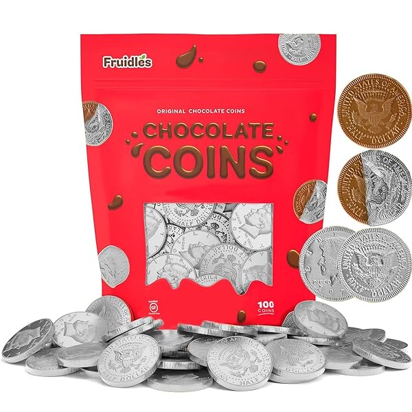 100-PACK DARK CHOCOLATE COINS, DAIRY-FREE, DARK CHOCOLATE HANUKKAH...