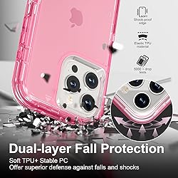 Follaroma for iPhone 15 Pro Max Case, Heavy Duty