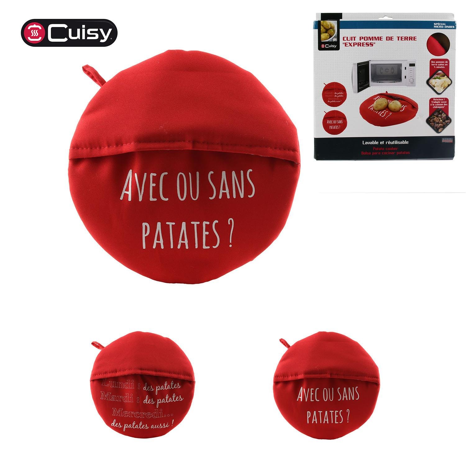 Cocedor de patatas para microondas – Color rojo: Amazon.es