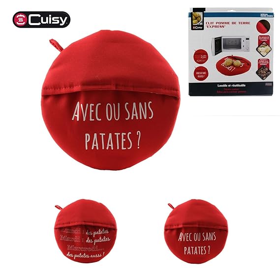 Cocedor de patatas para microondas - Color rojo: Amazon.es