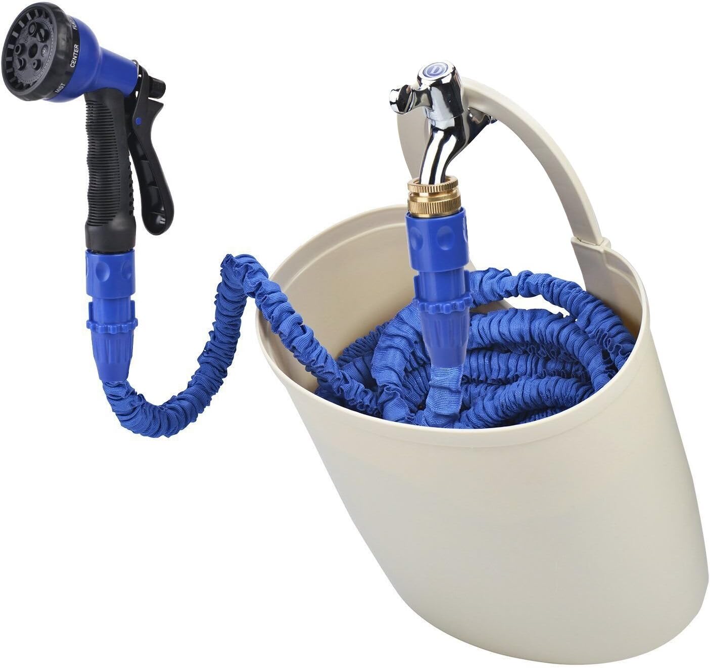 ChunKang 100FT Garden Hose Pipe Expandable Water Pipes with 8Pattern