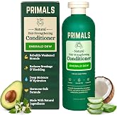 PRIMALS Hair Strengthening Conditioner - Creatine, Biotin &amp; Avocado Oil - Silicone Free Detangling Formula - Natural Ingredients - Men &amp; Women - No Artificial Fragrance, Parabens or Dyes - 13.5 Fl Oz
