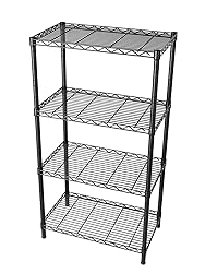 SINGAYE 4 Tier Storage Rack Wire Shelving Unit