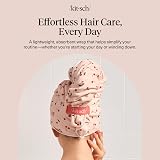 Kitsch XL Microfiber Hair Towel Wrap Cherry Print 40x24 Inches view 9