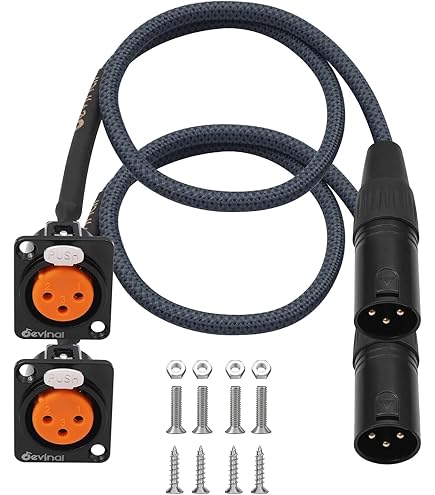 YUGSHNKFC D-Type Double BNC Plug Connector Chassis Panel Mount Adapter O Pa