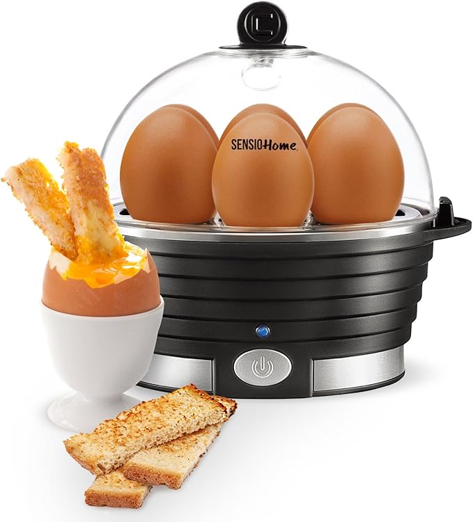 Sensio Home Electric Egg Cooker, Boiler, Poacher, Omelette Maker with