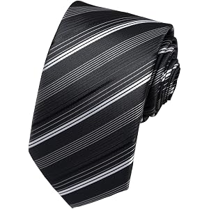 Passabin Striped Ties for Men 50 Colors Formal Man's Tie Woven Neckties for Business Party Wedding