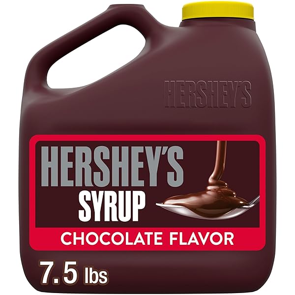 HERSHEY’S CHOCOLATE FLAVORED SYRUP BULK JUG, 7.5LBS