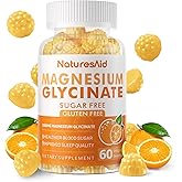 Magnesium Glycinate Gummies 1000mg - Sugar Free Magnesium Potassium Supplement with Vitamin D, B6, CoQ10 for Calm Mood & Slee