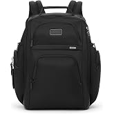 Tumi Unisex Tumi Brief Pack, Black One Size | Men's &amp; Women's Work &amp; Travel Laptop Backpack with Padded Adjustable Strap, Fits Up to 15" Screen, Ballistic Nylon, Add-A-Bag