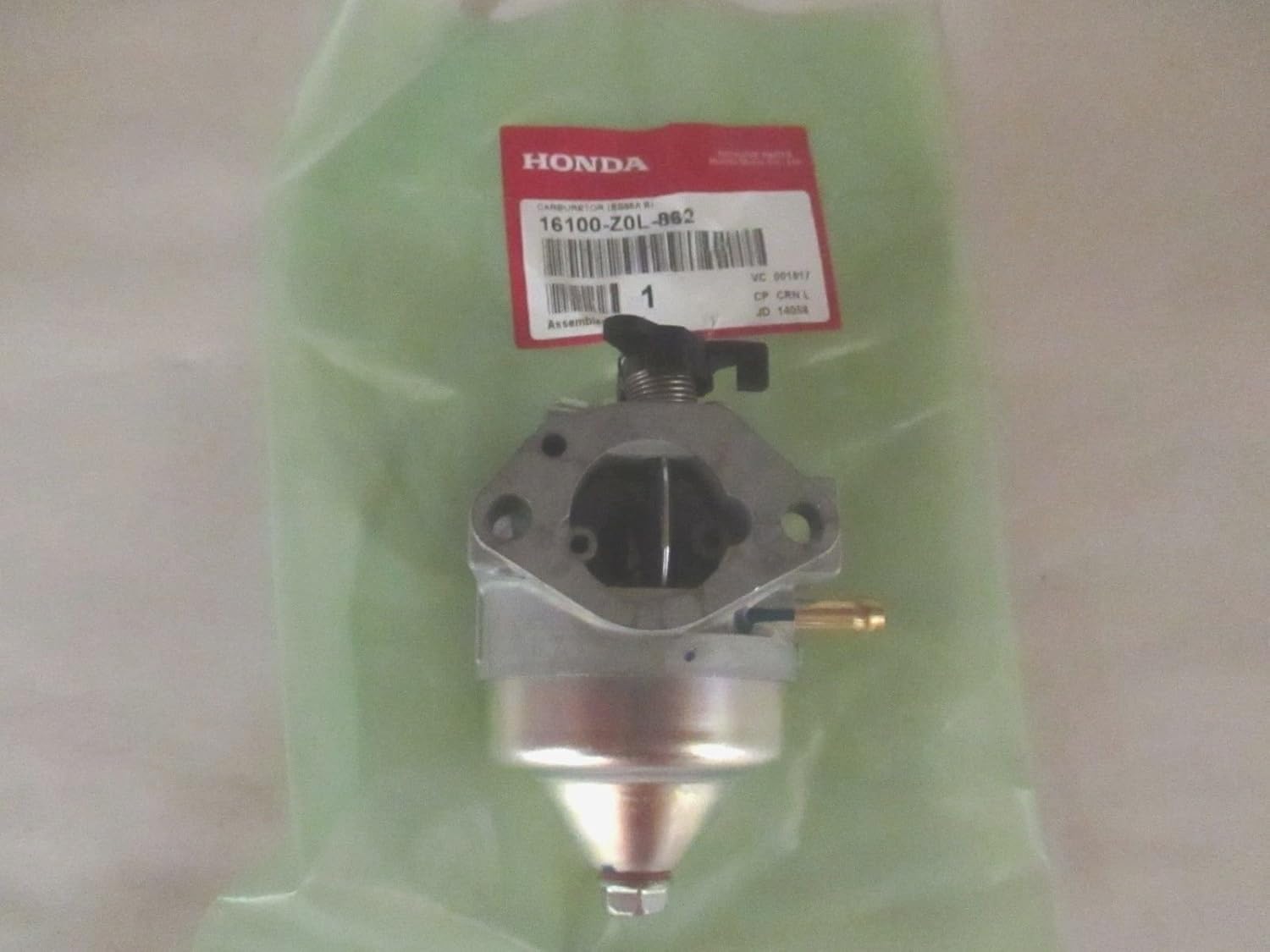 Honda OEM Carburetor 16100-Z0L-862