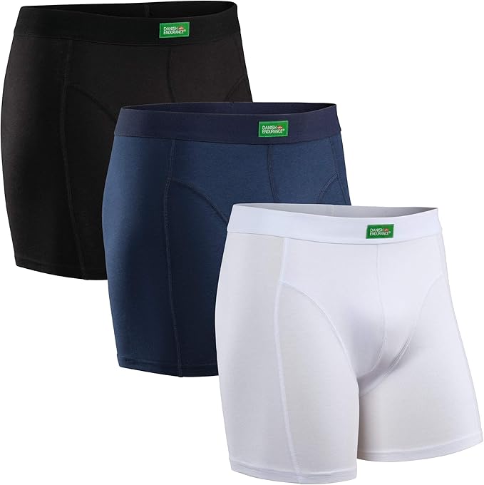 DANISH ENDURANCE Organic Cotton Stretch Boxershorts Underwear for Men 3