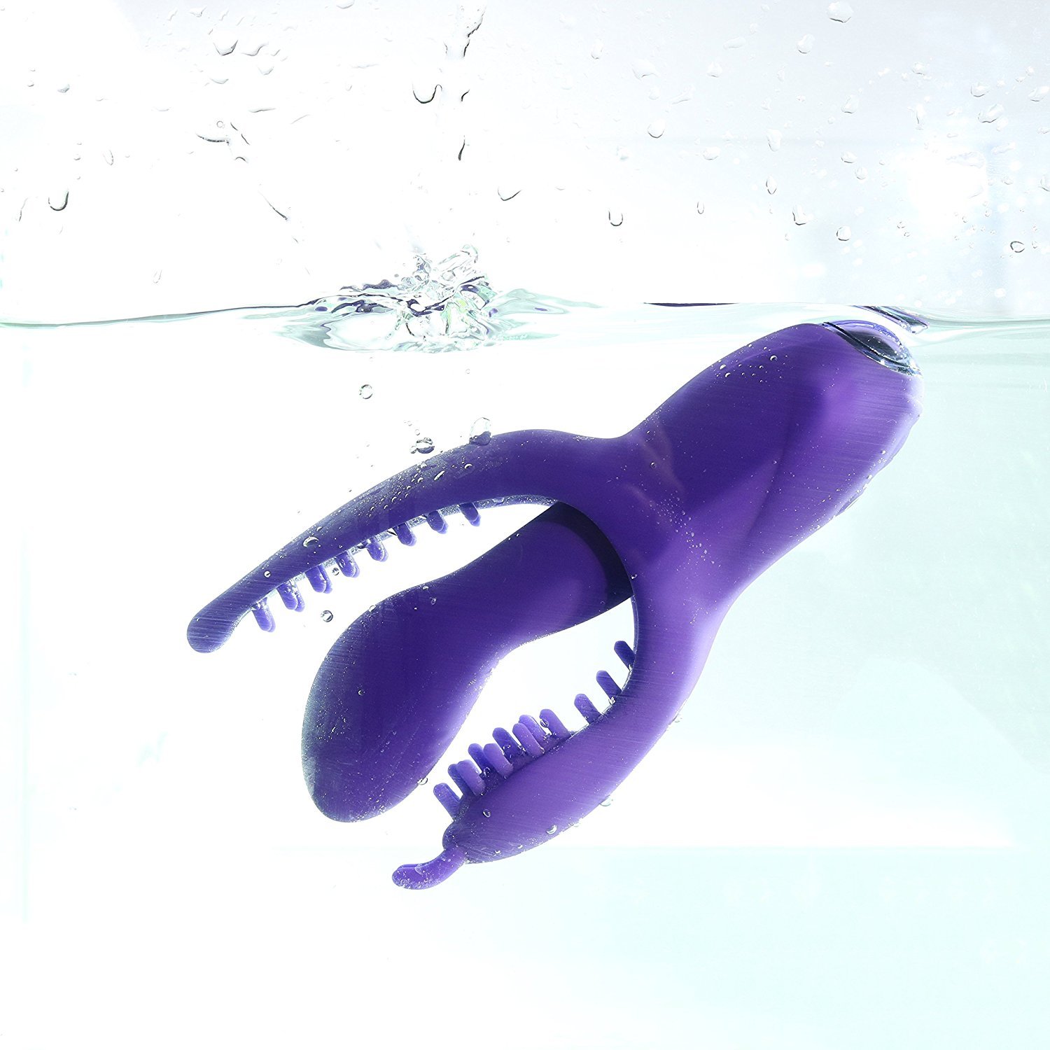 Triple Vibratoren 3-Punkt Vibrator Sux Butterfly für Sie mit Klitoris und Anusreizarm aus Silikon Teaser Play