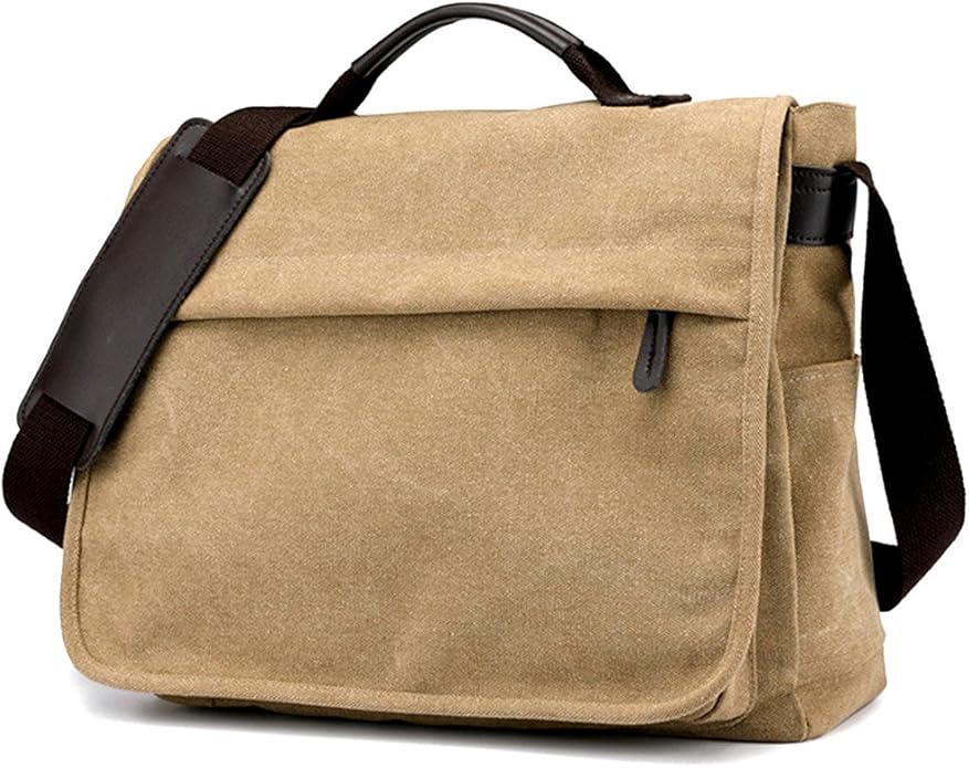 The Bridge MEN'S BAG - Borsa a tracolla da uomo, 22 x 25 x 4 cm, colore