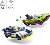 LEGO City Police Car and Muscle Car Chase 60415 Toy Set with Minifigures view 3