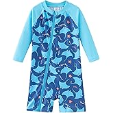 UMELOK Baby Boys' Swimsuit Full Zip UPF 50+ Sun Protection Swimwear