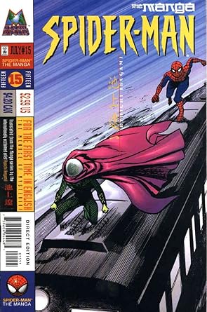 Amazon Com Spider Man The Manga 15 Vf Nm Marvel Comic Book Entertainment Collectibles