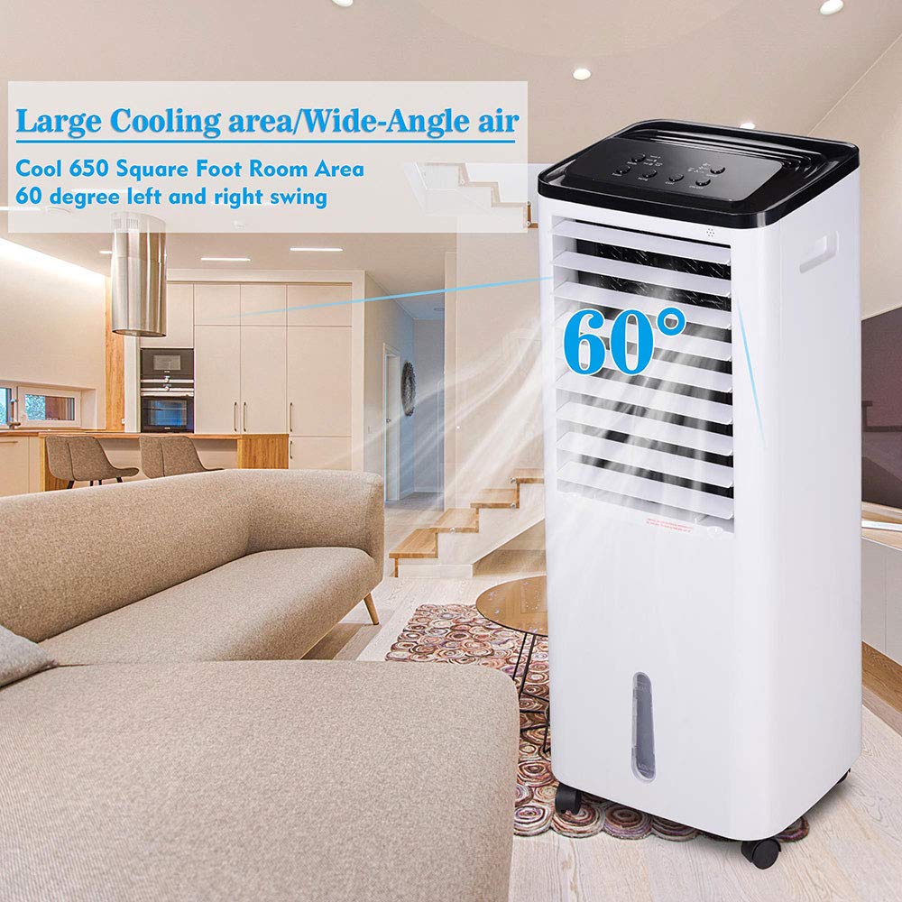 portable indoor evaporative air cooler