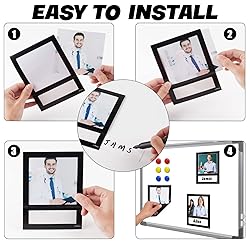 STTMGN Magnetic Picture Frame 4X4 with ID